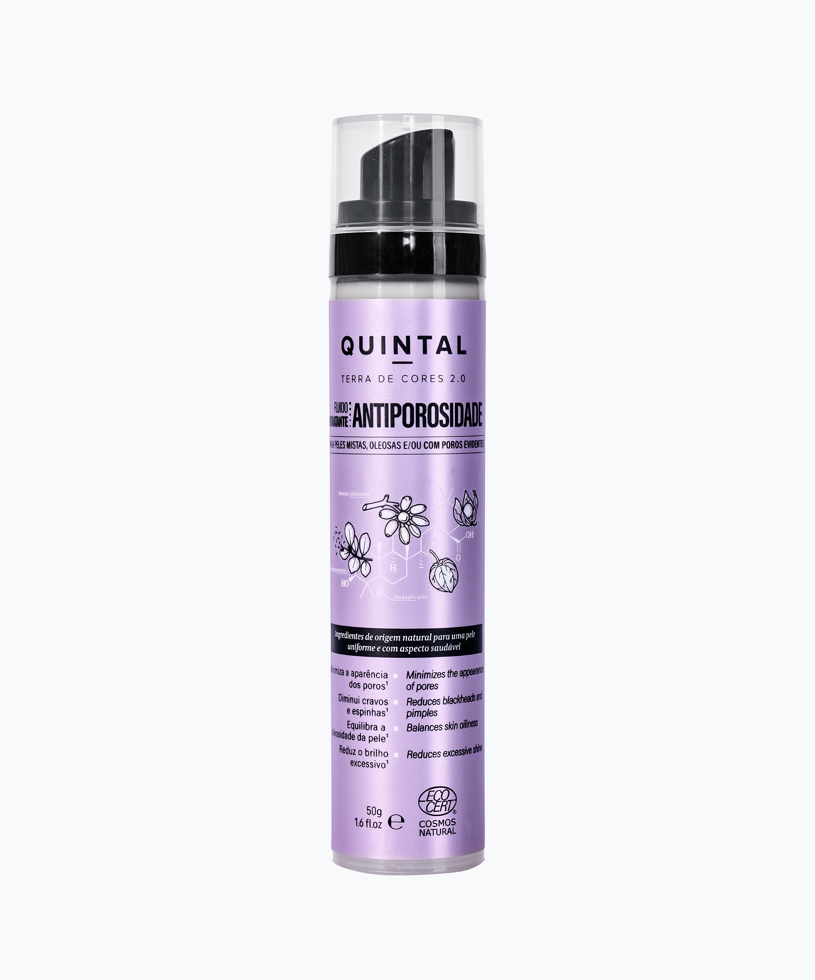 Fluido Hidratante Antiporosidade Quintal Lab
