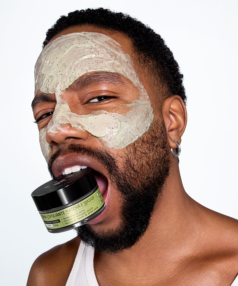 Goma Esfoliante Facial Matcha e Wasabi