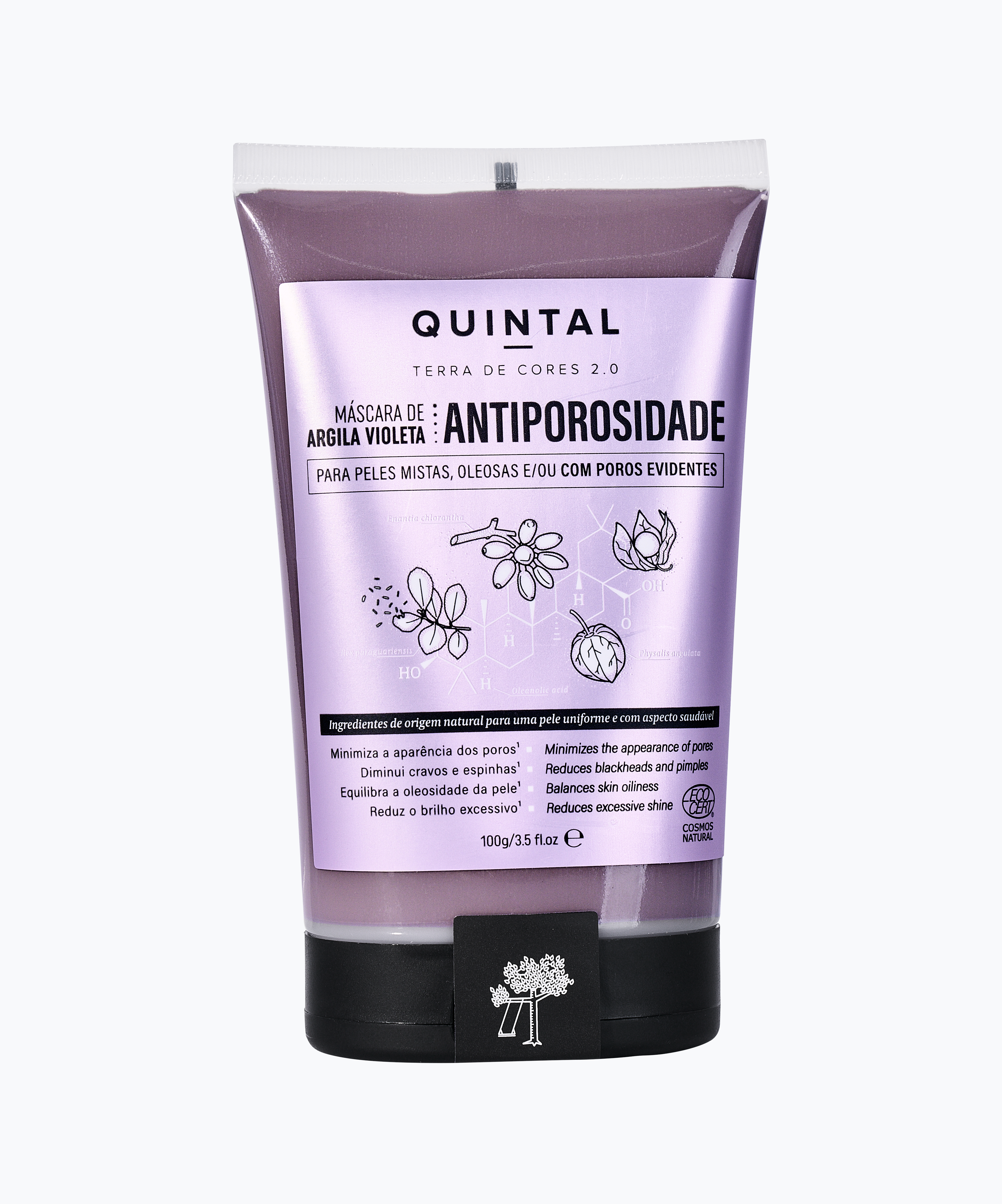 Máscara de Argila Antiporosidade Quintal Lab