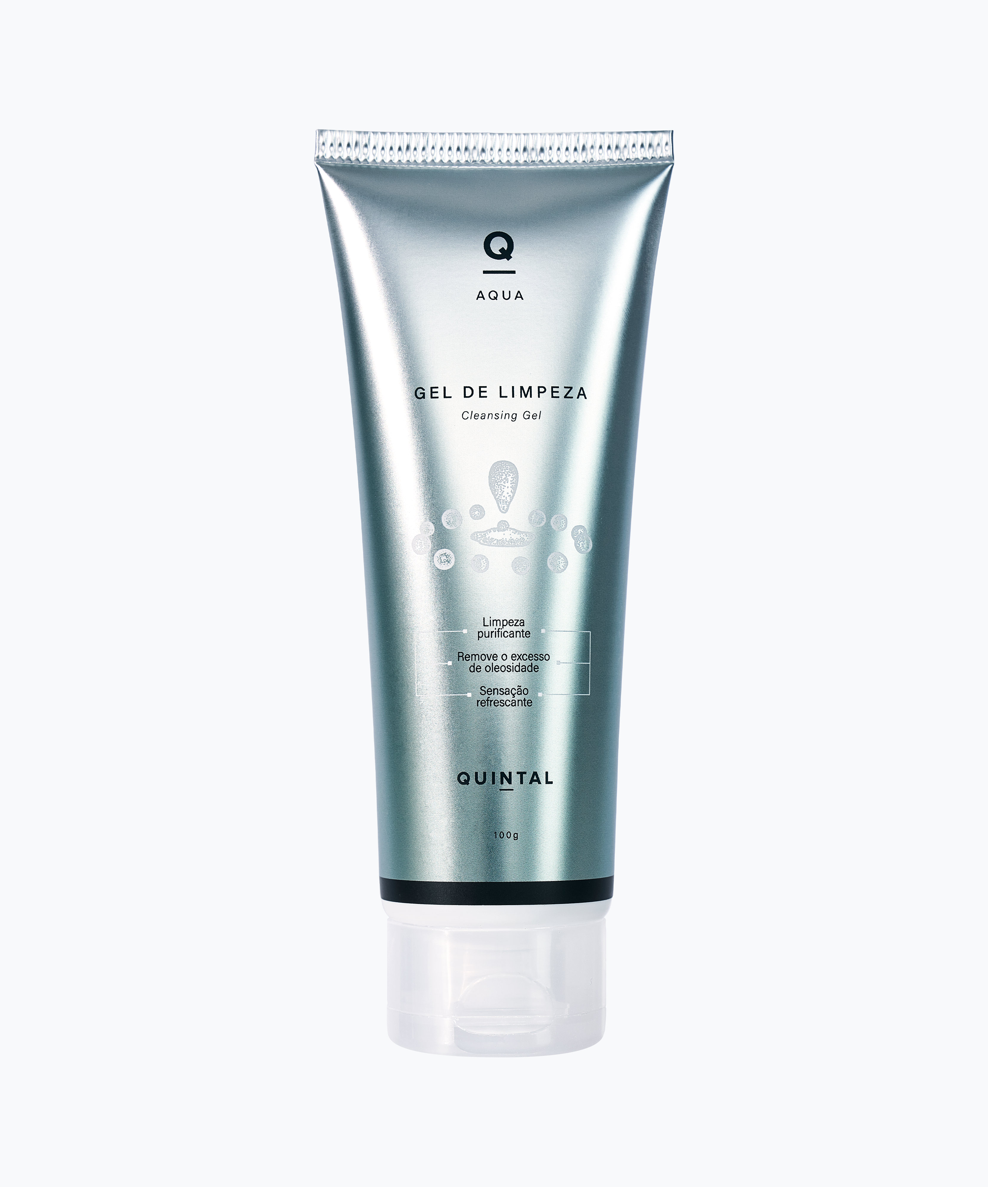 Sabonete Facial Gel de Limpeza Aqua Quintal Lab