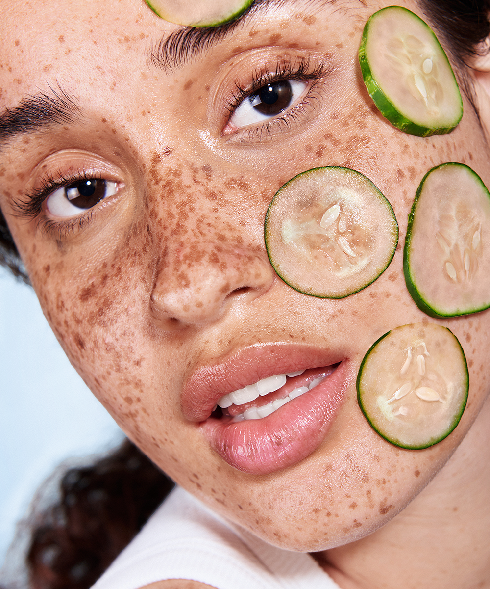 Espuma de Limpeza de Pepino e Alface