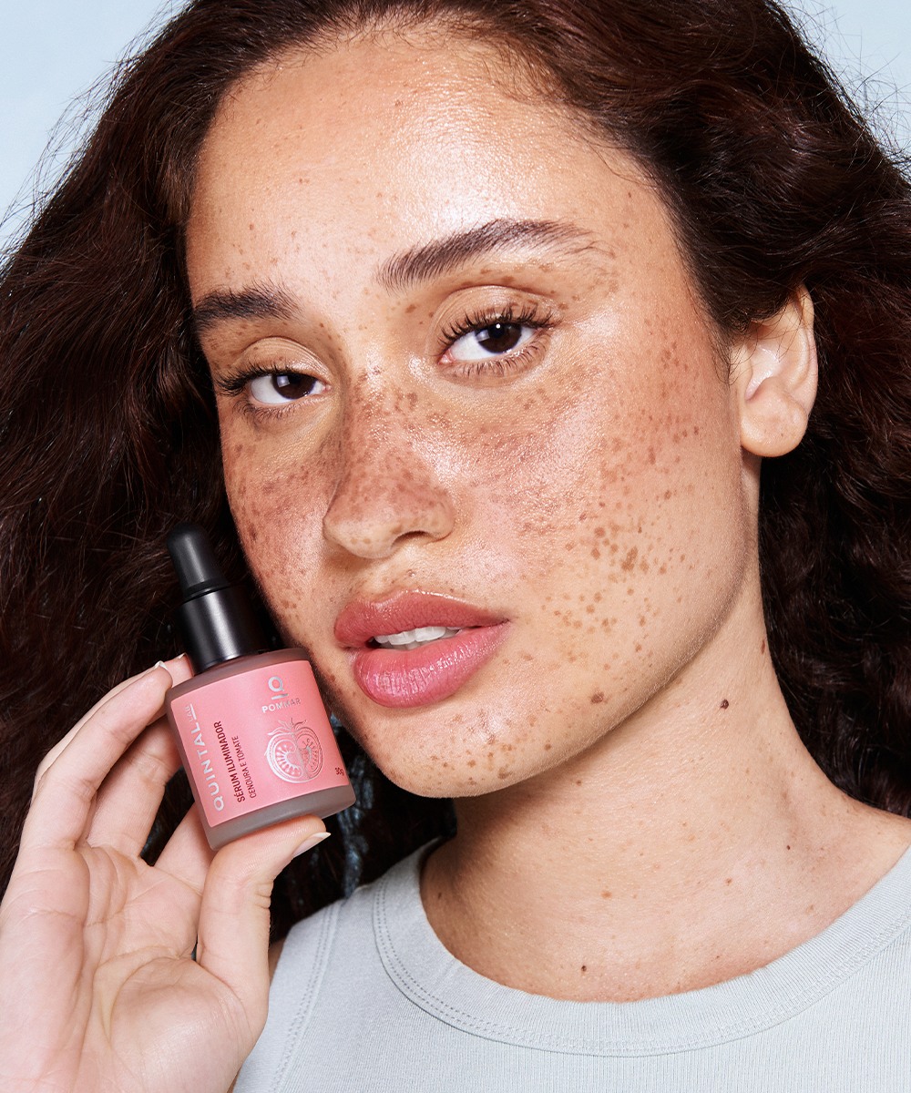 Sérum Iluminador de Cenoura e Tomate - rosa