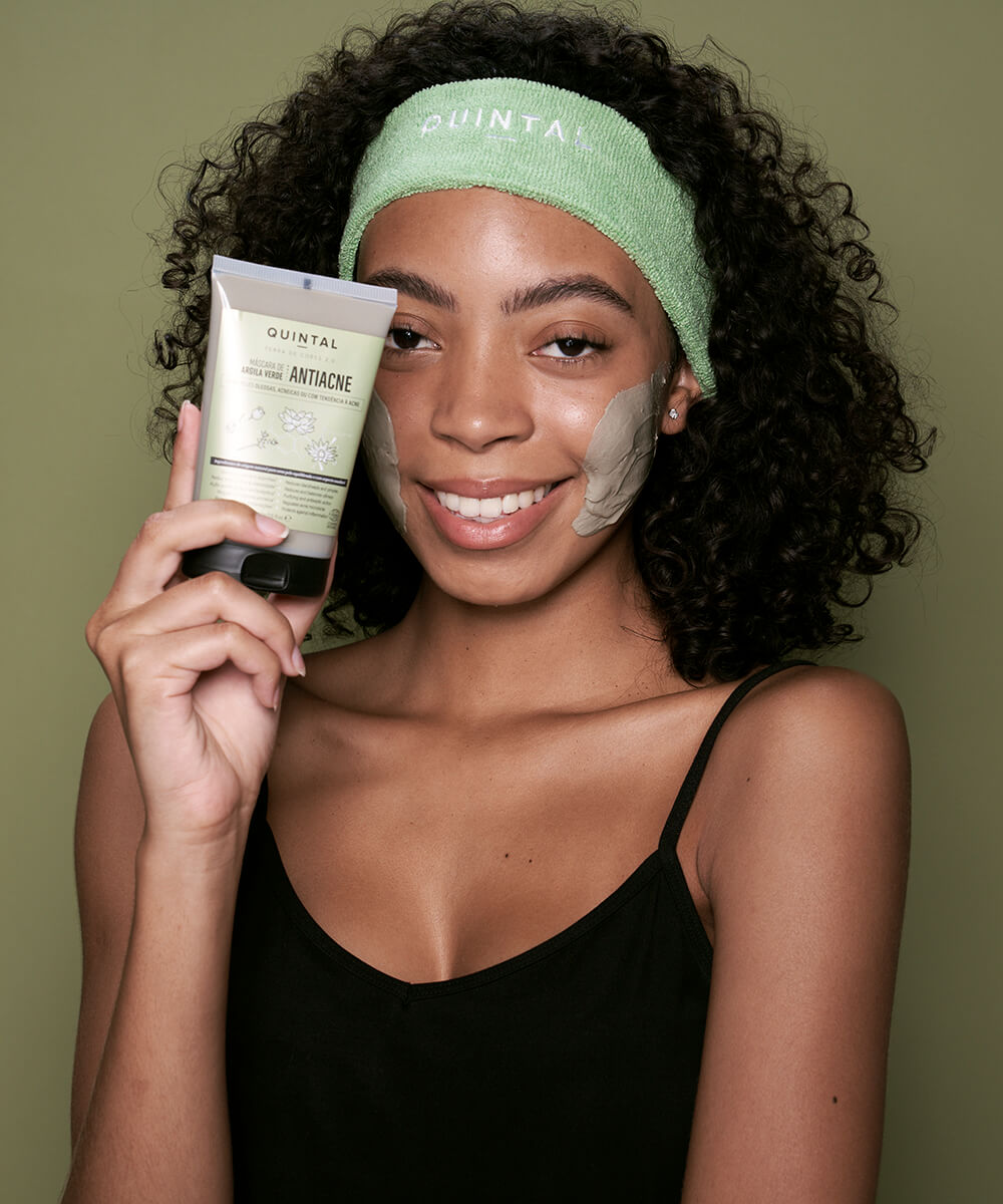 Máscara de Argila Verde Antiacne 2.0
