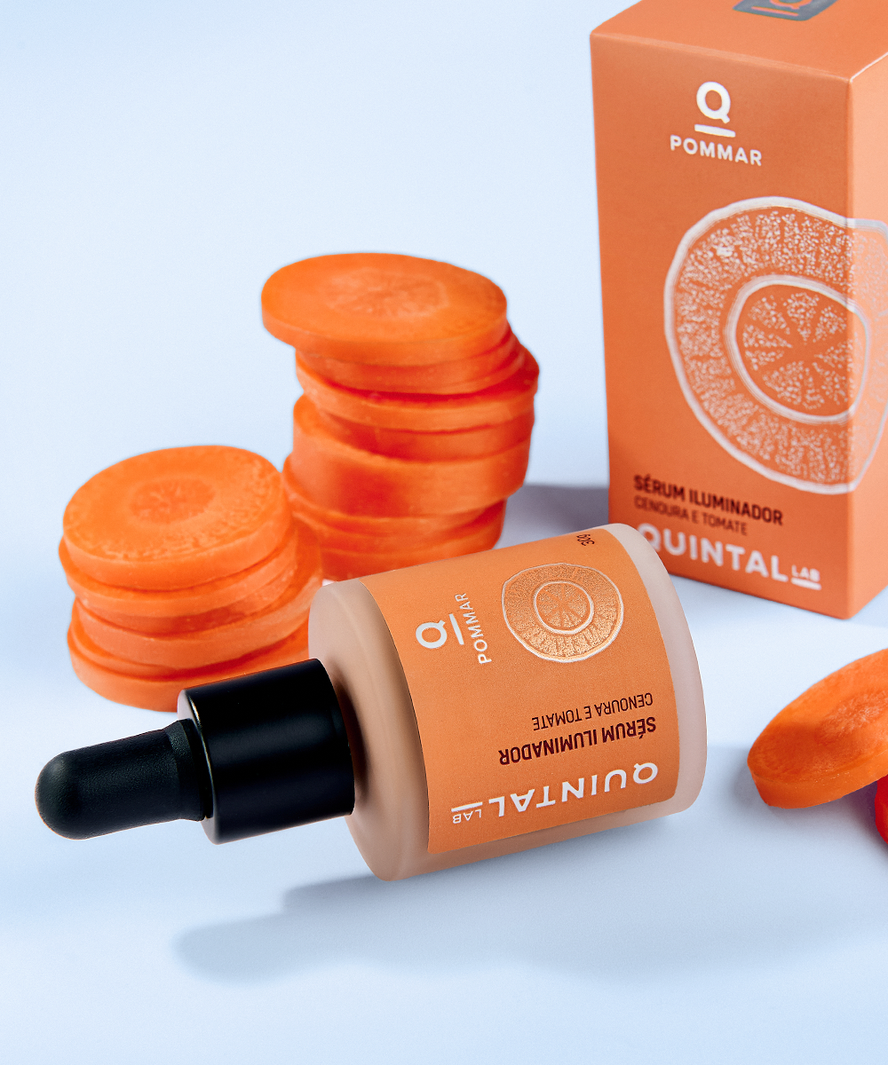 Sérum Iluminador de Cenoura e Tomate - bronze