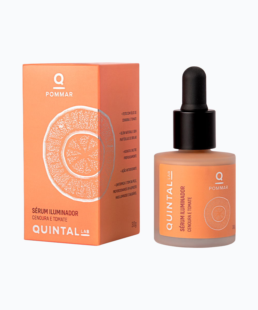 Sérum Iluminador de Cenoura e Tomate - bronze