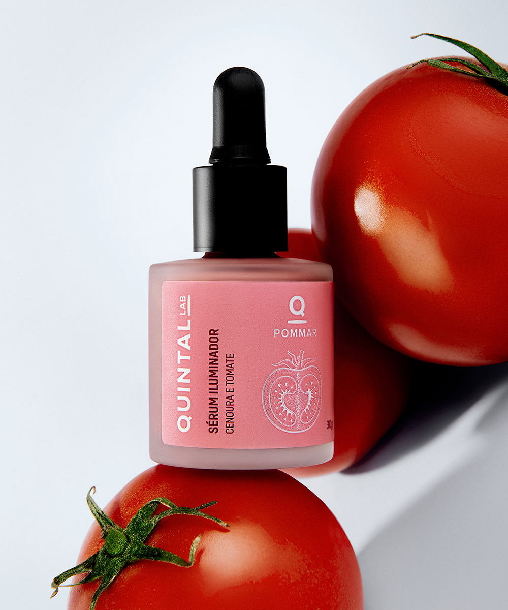 Sérum Iluminador de Cenoura e Tomate - rosa