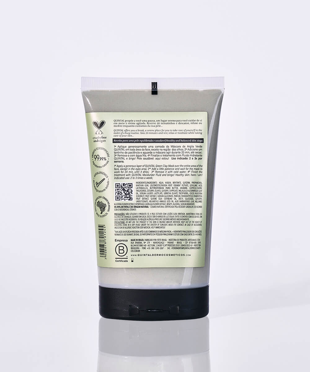 Máscara de Argila Verde Antiacne 2.0